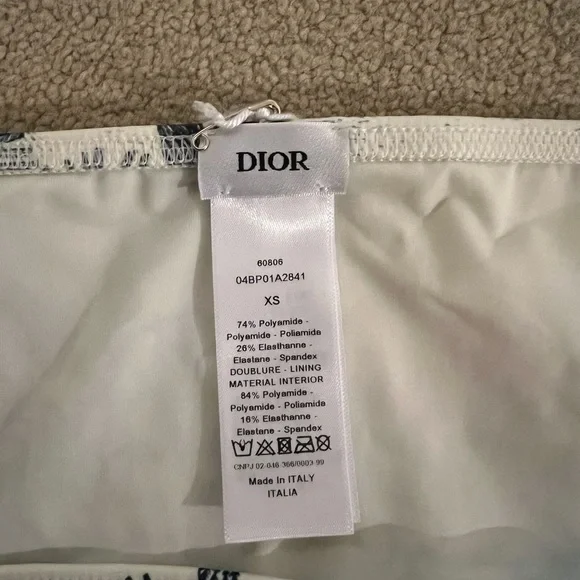 DIOR Toile de Jouy Porcelain Blue Bikini Top & Bottom Set XS NWT - Picture 5 of 10